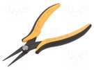 Pliers; smooth gripping surfaces,flat; 155mm PIERGIACOMI