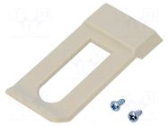 Holder; light grey; CLIPS; 60x20x6mm SUPERTRONIC