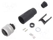 Connector: circular; plug; size 14S; C015; female; PIN: 7; 60V; IP65 AMPHENOL
