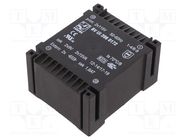 Transformer: encapsulated; 30VA; 115VACx2; 9V; 9V; 1666mA; 1666mA HAHN