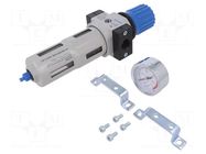 Compressed air regulator; 3500l/min; Working press: max.16bar PNEUMAT