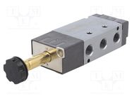 Electromagnetic valve; 1.5÷8bar; 5/2; Thread: G 1/8"; 800l/min PNEUMAT