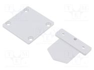 Clip; grey; Series: CLIPS; 64x49x3mm SUPERTRONIC