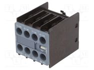 Auxiliary contacts; Series: 3RH20; Size: S00; front; 6A SIEMENS
