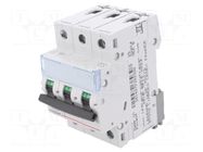 Circuit breaker; 400VAC; Inom: 2A; Poles: 3; for DIN rail mounting LEGRAND