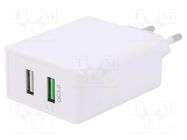 Power supply: switching; mains,plug; 5VDC,; 28W; Plug: EU; 82.8% Goobay