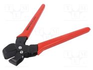 Pliers; notching; for notching recesses into plastic ledges KNIPEX