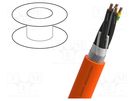 Wire: servo drive; MOTIONLINE® ADVANCED; 4G2.5mm2; orange; Cu NEXANS