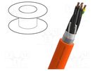 Wire: servo drive; MOTIONLINE® ADVANCED; 4G1.5mm2; orange; Cu NEXANS