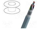 Wire; MOTIONLINE® ADVANCED; 3x0.34mm2; PVC; grey; 300V NEXANS