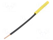 Adapter; yellow; 32A; Overall len: 130mm; 1kV; Ø: 1.8mm STÄUBLI