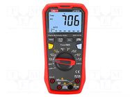 Digital multimeter; USB; LCD; (5999); VAC accuracy: ±(1%+3digit) UNI-T