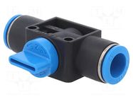 Shutoff valve; -0.95÷10bar; 830l/min; Øout: 12mm; Øin: 12mm; 0÷60°C FESTO