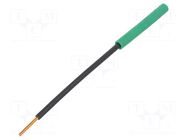 Adapter; green; 32A; Overall len: 130mm; Socket size: 4mm; 1kV STÄUBLI