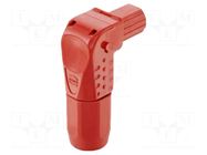 Connector: DC supply; plug; female; 1.5kV; PIN: 1; for cable; red HARTING