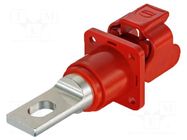 Connector: DC supply; socket; Han® S,Han® S 200; male; PIN: 1; red HARTING