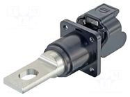 Connector: DC supply; socket; male; 1.5kV; PIN: 1; screw; black; 200A HARTING