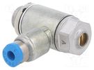 Throttle-check valve; 0.2÷10bar; zinc casting chrome; 130l/min FESTO