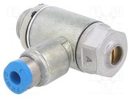 Throttle-check valve; 0.2÷10bar; zinc casting chrome; 130l/min FESTO