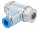 Throttle-check valve; 0.2÷10bar; zinc casting chrome; 400l/min FESTO