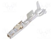 Contact; female; 1.2x0.6mm; silver plated; 1÷1.5mm2; 18AWG÷16AWG TE Connectivity
