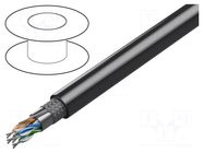 Wire; 4x2x24AWG; RS232,RS422; stranded; Cu; Insulation: PVC; chrome BELDEN