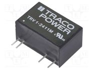 Converter: DC/DC; 1W; Uin: 19.2÷28.8V; Uout: 5VDC; Iout: 200mA; SIP9 TRACO POWER