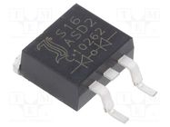 Diode: rectifying; SMD; 50V; 8Ax2; 1.5us; D2PAK; Ufmax: 1.1V; Ir: 5uA DIOTEC SEMICONDUCTOR