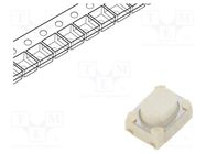 Microswitch TACT; SPST; Pos: 2; 0.05A/12VDC; SMD; none; 1.77N; brown E-SWITCH