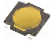 Microswitch TACT; SPST; Pos: 2; 0.05A/15VDC; SMD; none; 1.57N; 0mm E-SWITCH