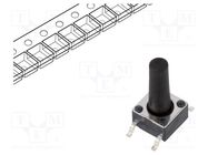 Microswitch TACT; SPST-NO; Pos: 2; 0.05A/12VDC; SMT; none; 1.57N E-SWITCH