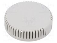 Enclosure: for alarms; Z: 20.3mm; ABS; grey; vented; Series: 1551V 