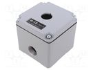 Enclosure: for remote controller; IP65; X: 92mm; Y: 92mm; Z: 86mm ILME