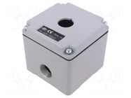 Enclosure: for remote controller; 22mm; IP65; X: 92mm; Y: 92mm ILME