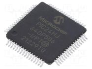 IC: PIC microcontroller; 64kB; SMD; TQFP64; PIC24; 8kBSRAM MICROCHIP TECHNOLOGY