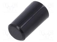 Button; none; Ø5.08x9.05mm; 9.05mm; round; round; black; black E-SWITCH