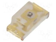 LED; yellow green; SMD; 1608; 2÷2.4VDC; 1.6x0.8x0.6mm; 120°; 20mA EVERLIGHT