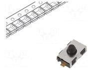 Microswitch TACT; SPST-NC; Pos: 2; 0.01A/32VDC; SMT; none; 2N; 3.2mm C&K