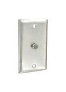 STATIC PRESSURE PICKUP. FOR USE IN CLEAN ROOMS,60 MICRON FILTER PICKS UP STATIC PRESSURE. STAINLESS STEEL WALL PLATE FITS 2 X 4 ELECTRICAL BOX. SEALED WITH FOAM GASKET,SCREWS INCLUDED. BARBED BRASS FI 82AK5903