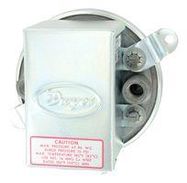 DIFFERENTIAL PRESSURE SWITCH,RANGE 1.40-5.5 W.C.,APPROX. DEADBAND  MIN. SET POINT 0.30,APPROX. DEADBAND  MAX. SET POINT 0.30,WITH MANUAL RESET OPTION. 82AK7520
