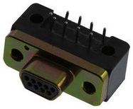 MICRO D SUB CONN, RECEPTACLE, 9POS