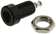 BANANA JACK, 15A, STUD, BLACK