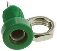 BANANA JACK, 15A, STUD, GREEN
