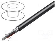 Wire; 2x2x24AWG; RS232,RS422; stranded; Cu; Insulation: PVC; chrome BELDEN