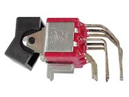 90░ VERTICAL PCB ROCKER SWITCH 3PDT ON-OFF-ON