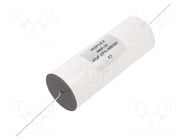 Capacitor: aluminum-polypropylene-paper; 10uF; 250VDC; ±5%; THT MIFLEX