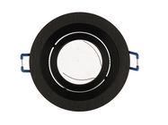 LED line® downlight aluminium round adjustable SLIM black brushed OROSA