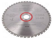 Circular saw; Ø: 254mm; Øhole: 30mm; Teeth: 48; Disc thick: 2.4mm METABO