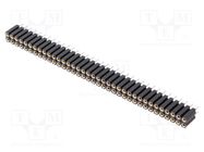 Socket; pin strips; female; PIN: 72; straight; 2.54mm; THT; 2x36 FISCHER ELEKTRONIK