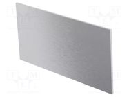 Front panel; for enclosures; aluminium ITALTRONIC